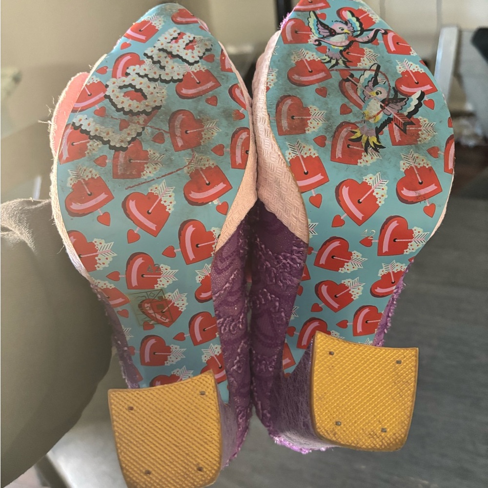 Irregular Choice Lavender and Blush Heels - Picture 6 of 10